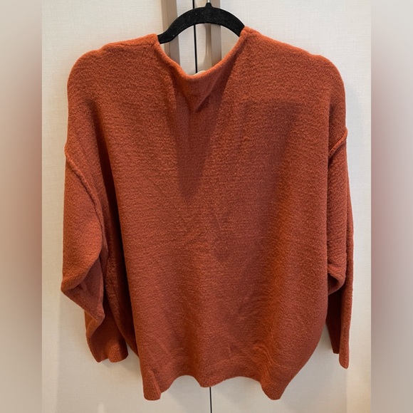 Wilfred Free Rust V-Neck Sweater - Picture 5 of 8
